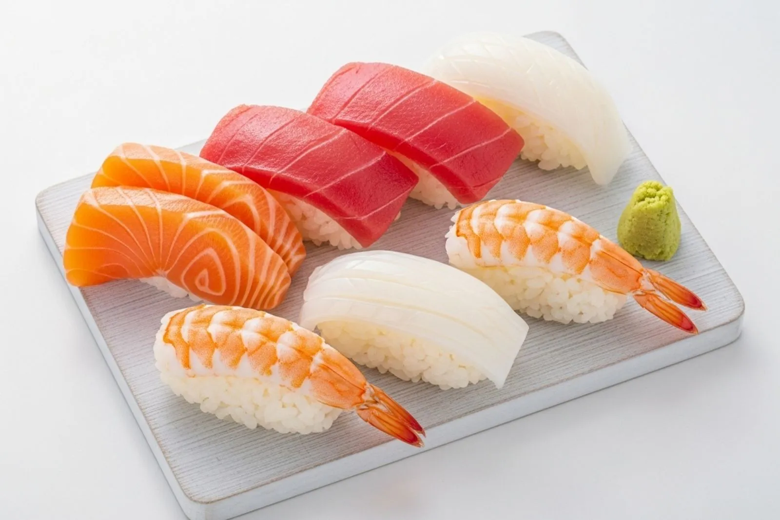 Assorted nigiri sushi platter at Hashiya Sushi & Ramen, a Japanese Restaurant in Danville